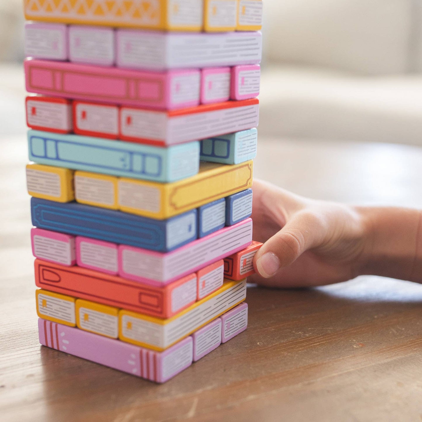 Tumbling Book Stack Game