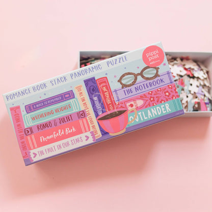 Romance Novels Bookshelf Puzzle