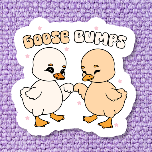 Goose Bumps Sticker