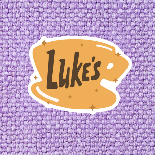 Luke's Cup Sticker