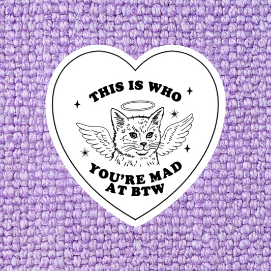 Who You're Mad At Sticker