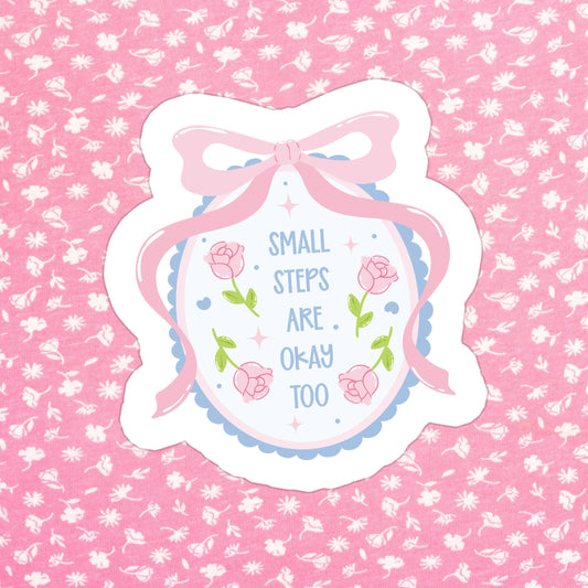 Small Steps Sticker