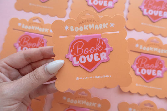 Red Book Lover Magnetic Bookmark