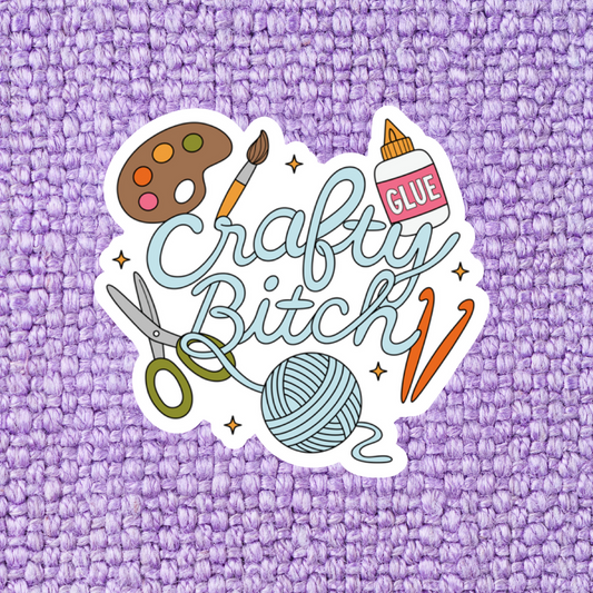 Crafty Bitch Sticker