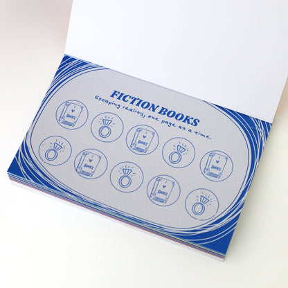 Booked & Busy Book Theme Punch Card Booklet