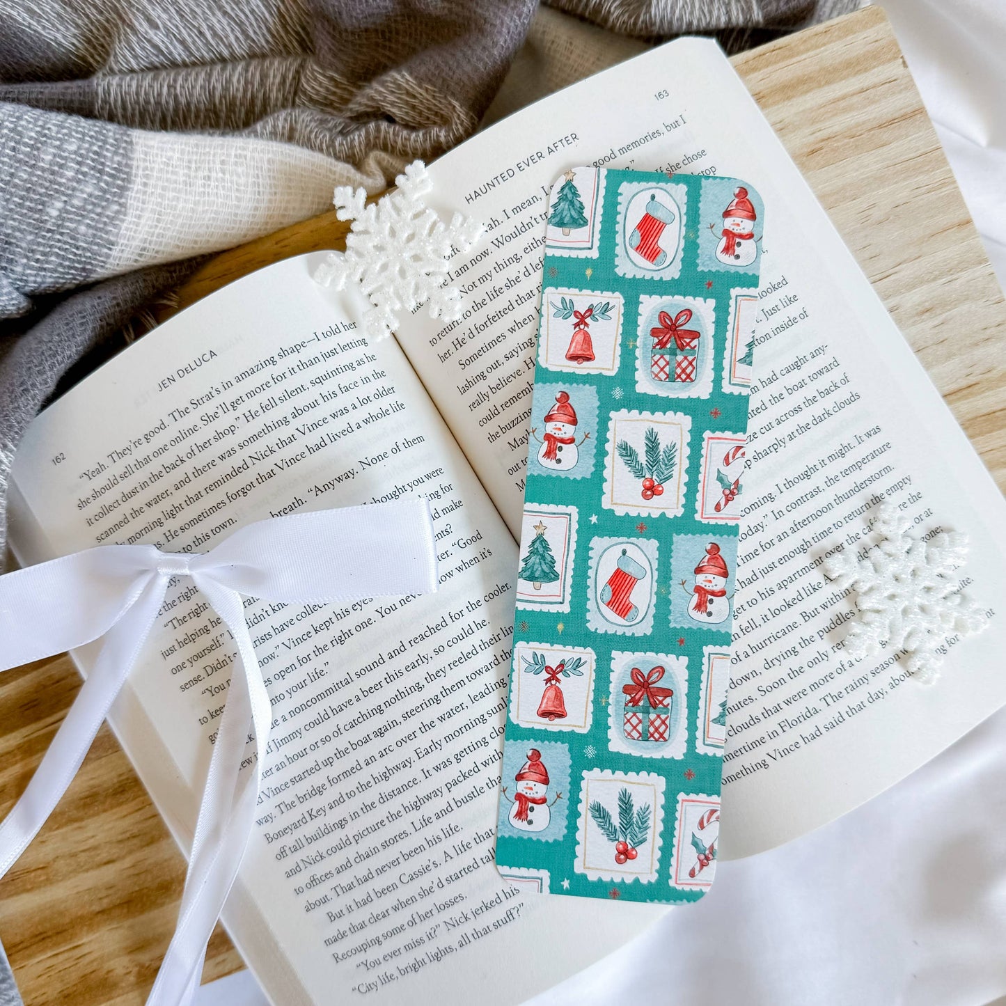 Festive Stamp Collection Bookmark