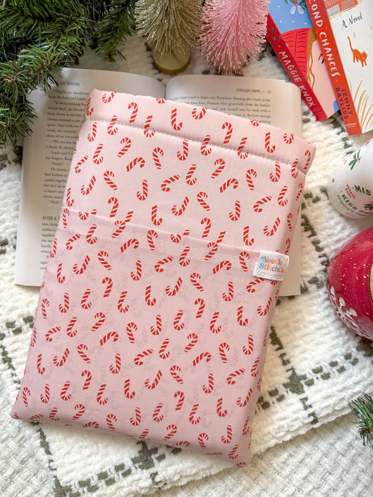 Candy Canes in Blush Book/Kindle Sleeve