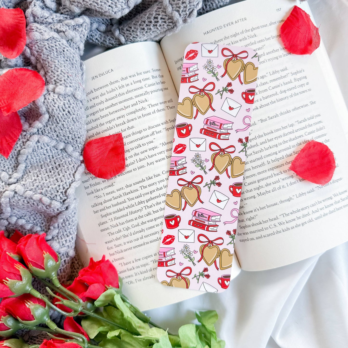 Bookish Valentine's Bookmarks