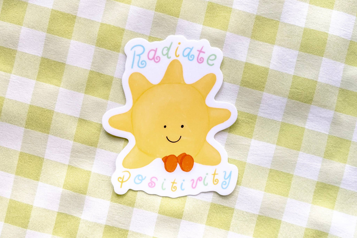 Radiate Positivity Vinyl Sticker