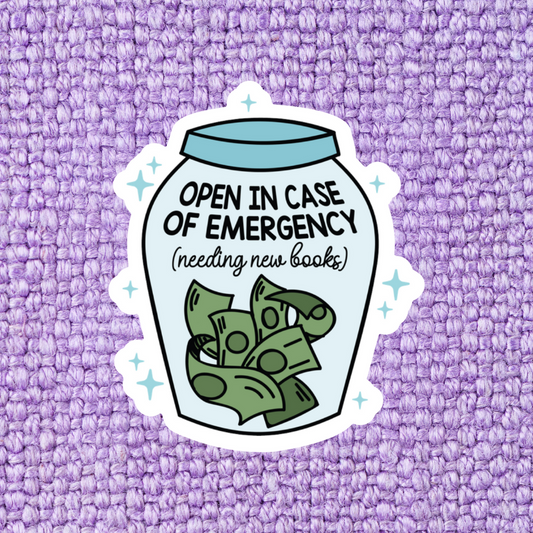 Open In Case of Emergency Sticker