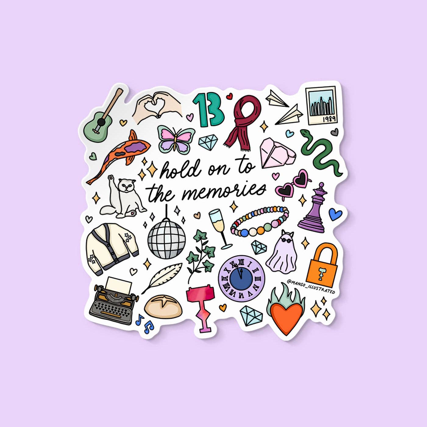 Eras Doodles Sticker