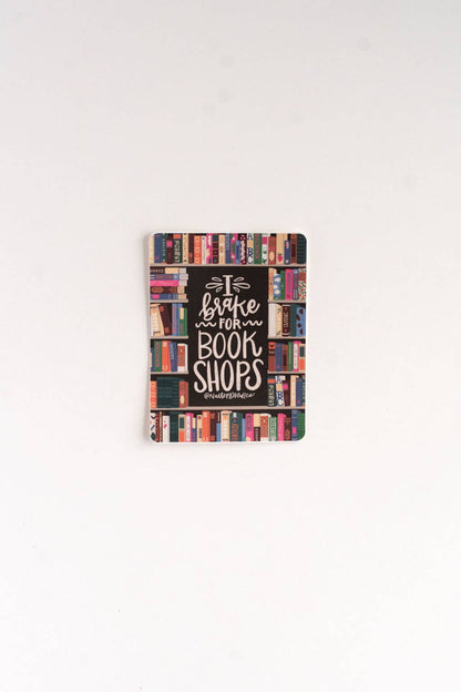 Brake for Bookshops Sticker
