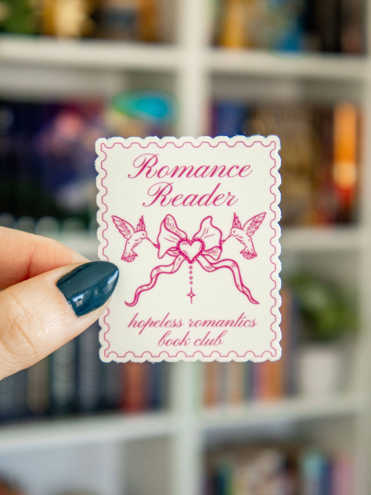 Romance Reader Sticker