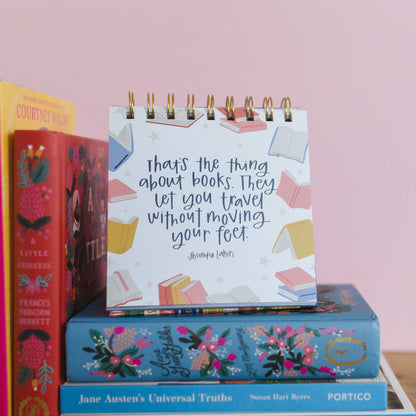 52 Weeks of Book Quotes Calendar
