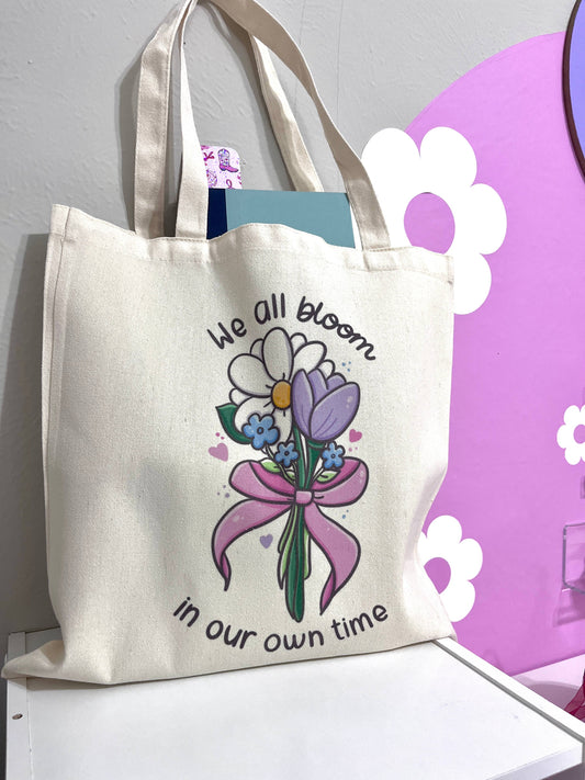 We All Bloom Bouquet Tote Bag