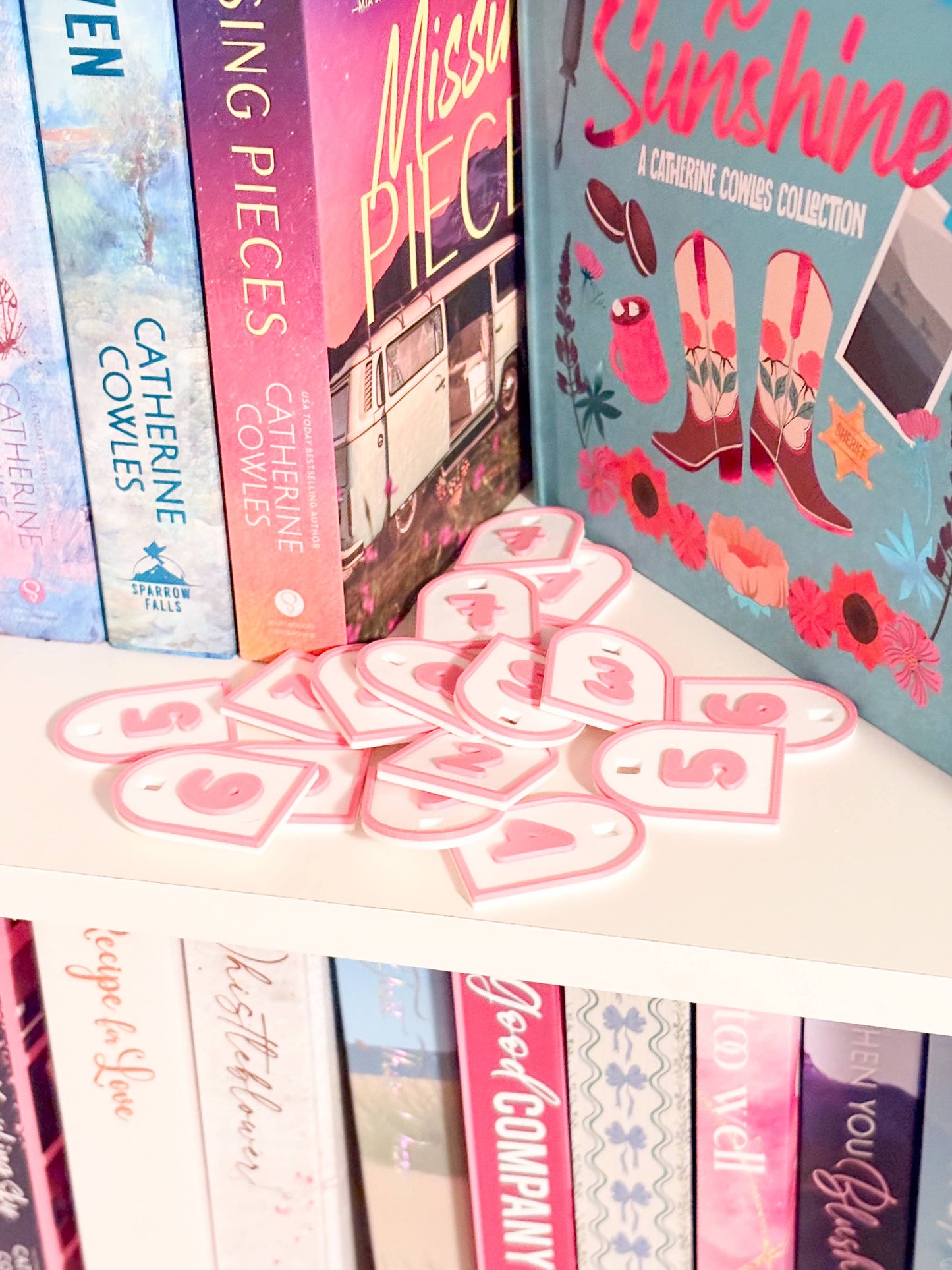 Book Tracker Bookshelf Decor
