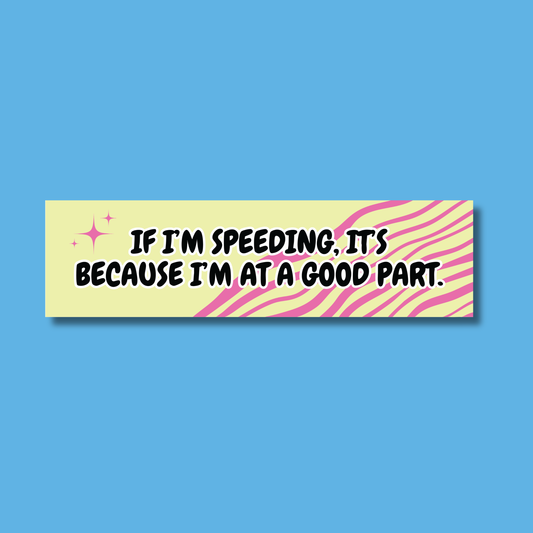 If I'm Speeding Bumper Sticker