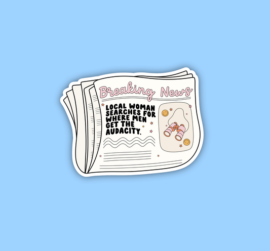 Breaking News Sticker