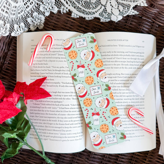 Santa's Milk & Cookies Bookmark