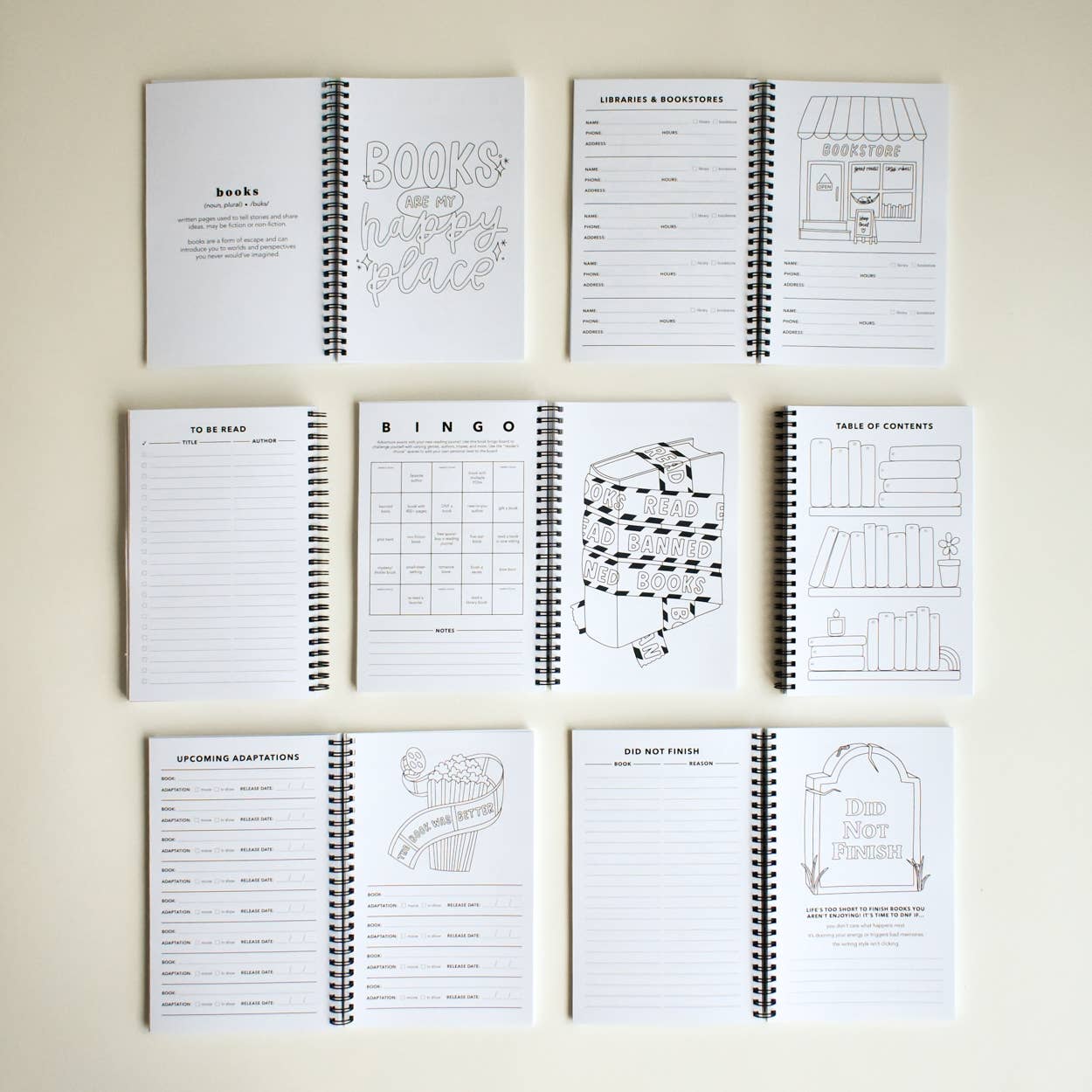 My Happy Place Reading Journal
