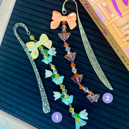 Orange/Yellow Bejeweled Bookmarks