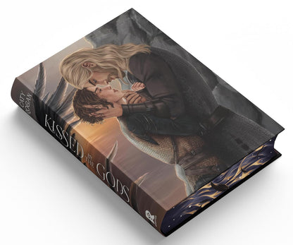 Kissed by the Gods by Caty Rogan (The Eternal Wars Series: Book #1- Deluxe Edition- Hardcover))