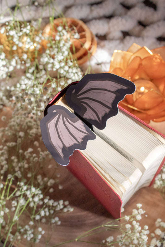 3D Bat Wings Bookmark