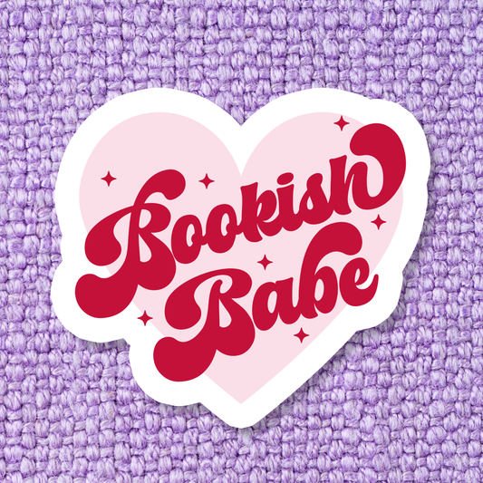 Bookish Babe Sticker