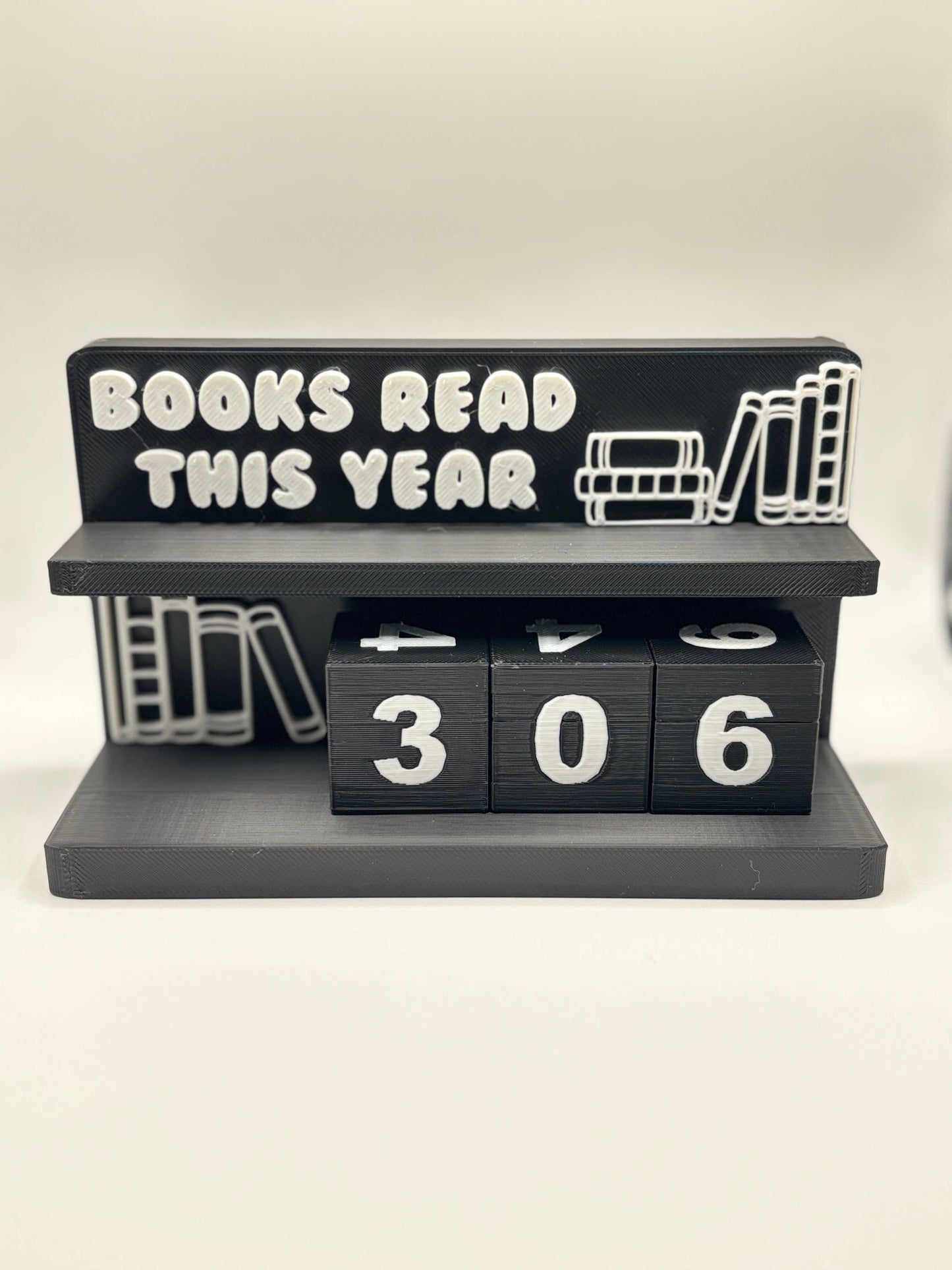 Book Counter Sign with Numbers