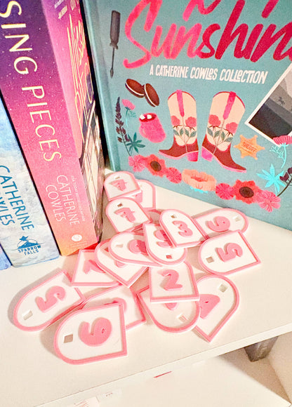 Book Tracker Bookshelf Decor