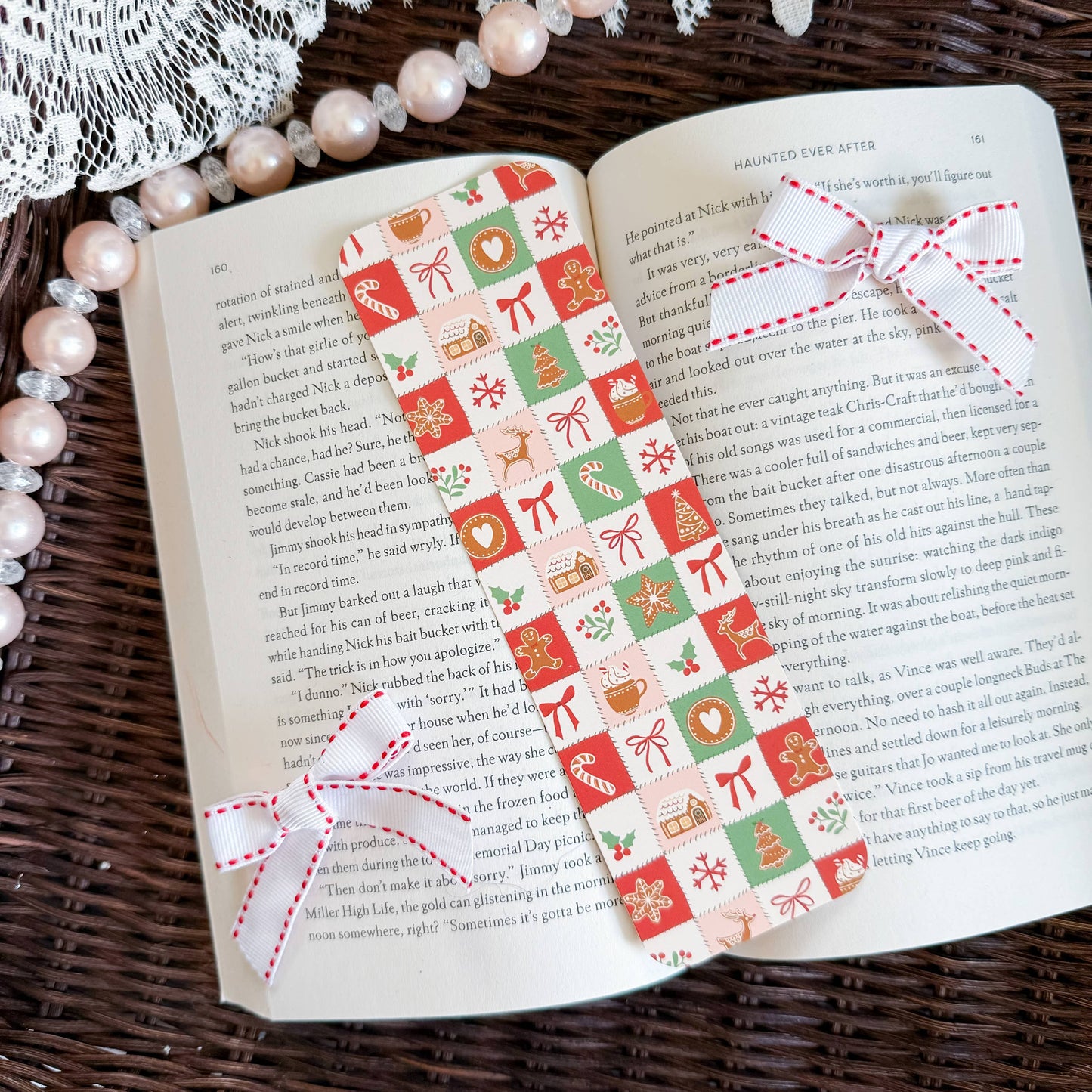 Christmas Quilt Bookmark