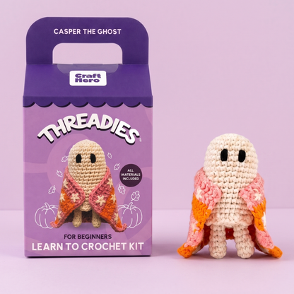 Halloween Crochet Kit for Beginners | Casper | DIY