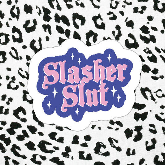 Slasher Slut Glitter Sticker