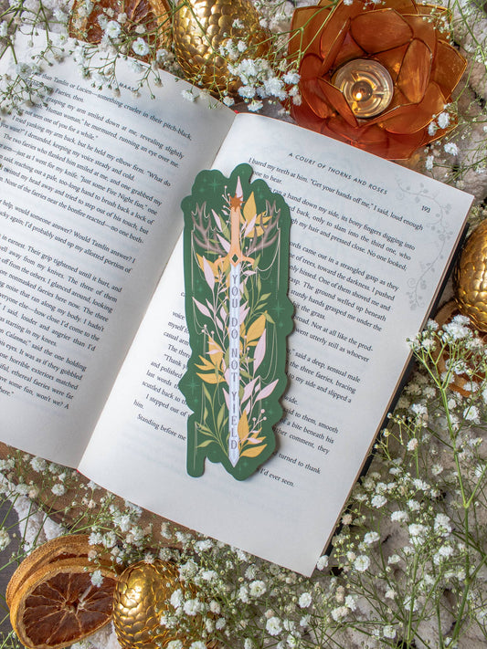 You Do Not Yield Sword Bookmark