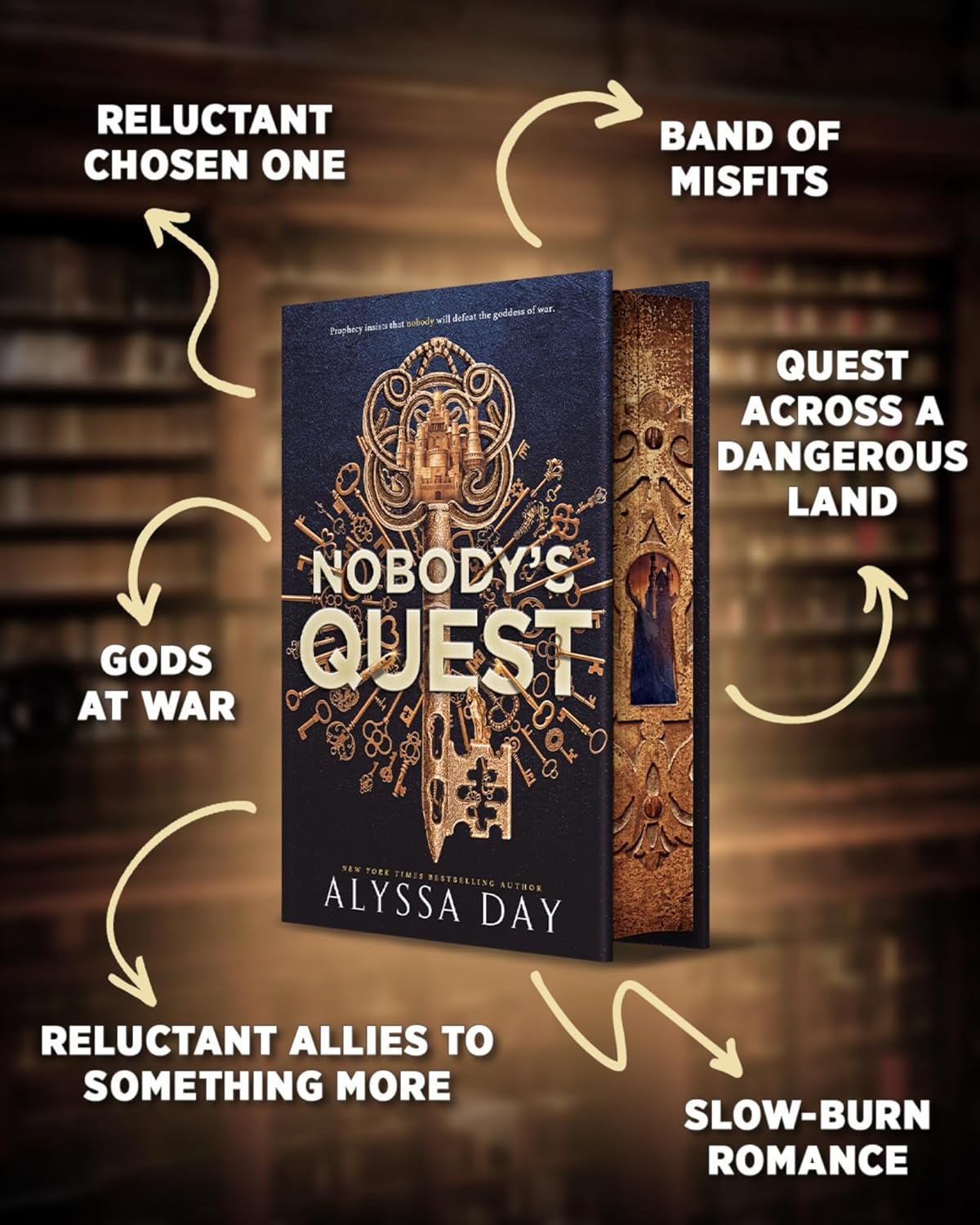 Nobody's Quest by Alyssa Day (The Nobody Chronicles: Book #1- Deluxe Edition: Hardcover)
