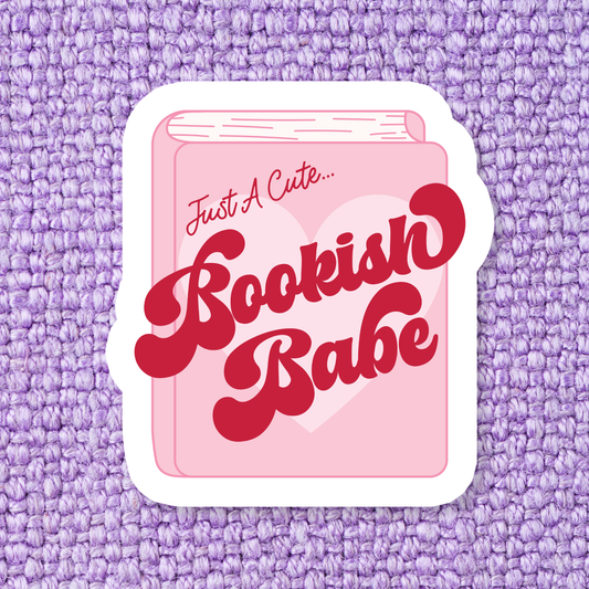 Bookish Babe Book Sticker