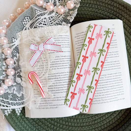 Coquette Christmas Bookmark