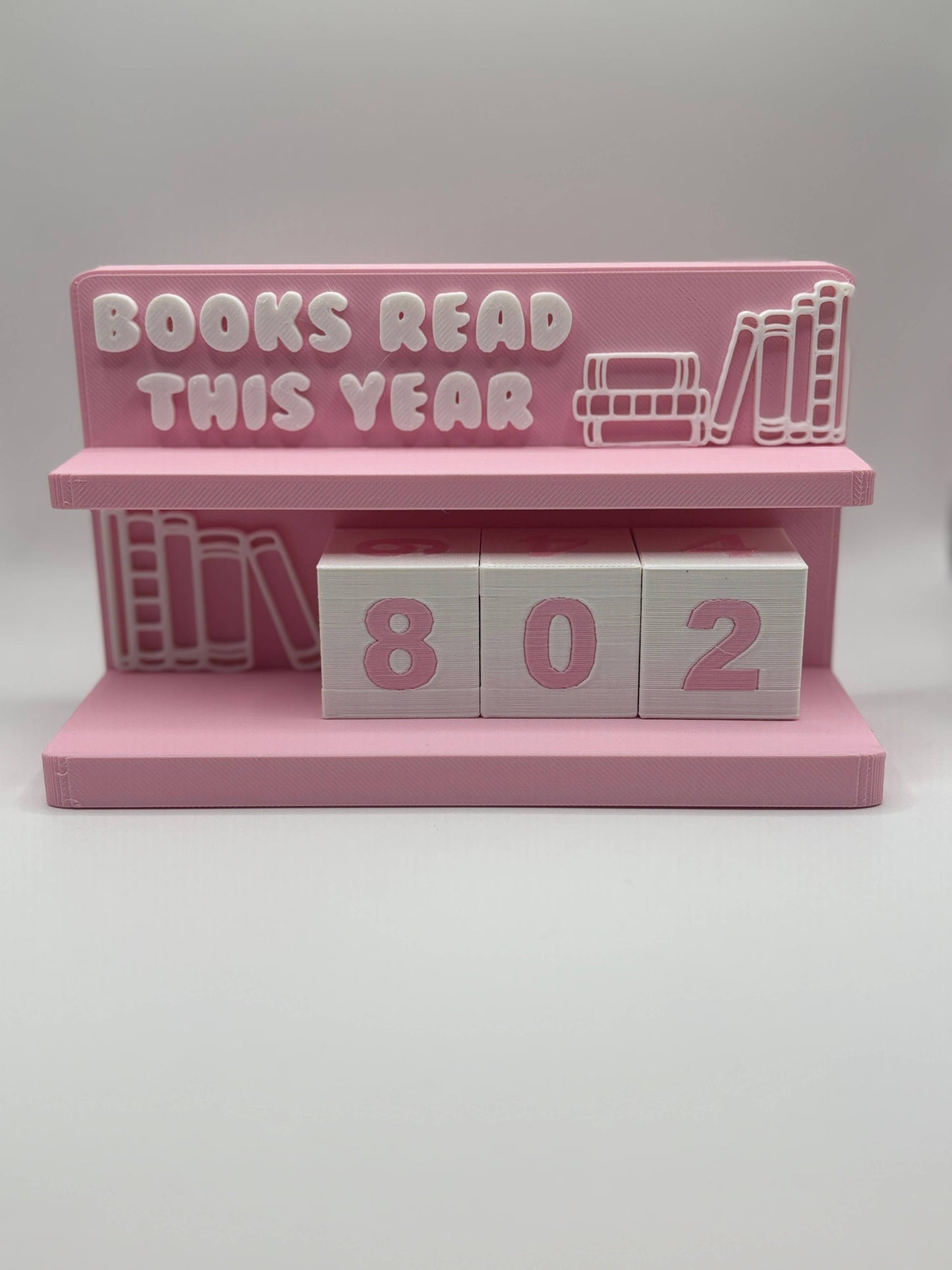 Book Counter Sign with Numbers