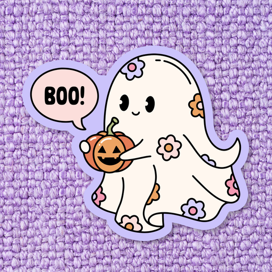 Boo Ghoul Sticker