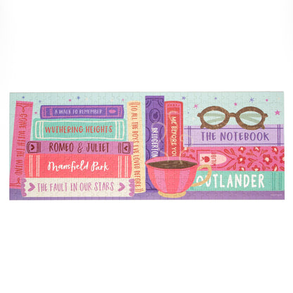Romance Novels Bookshelf Puzzle