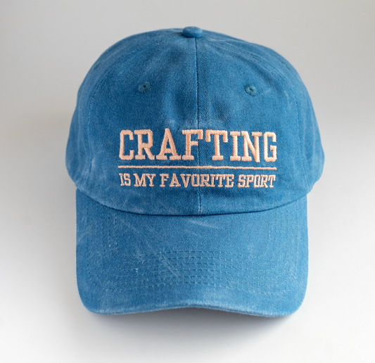 Crafting Is My Favorite Sport Team Hat