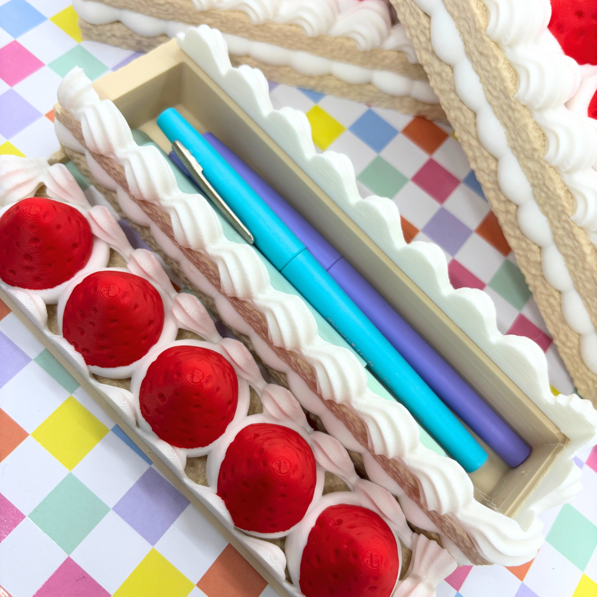 Strawberry Shortcake| Pen Case | 3D Printed|