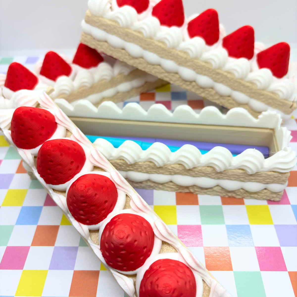 Strawberry Shortcake| Pen Case | 3D Printed|