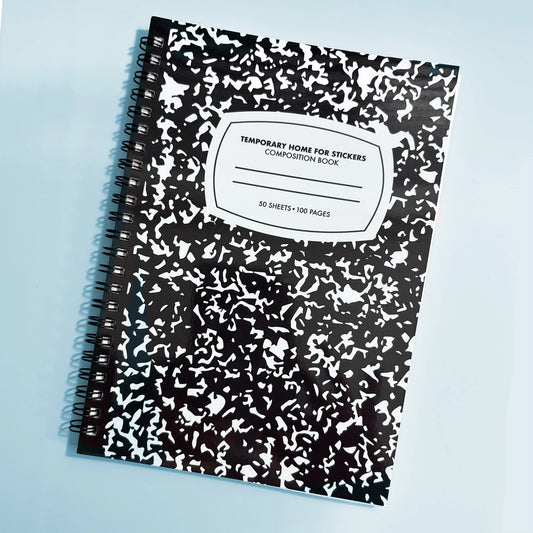 Composition Reusable Sticker Book