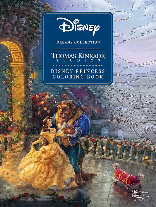 Disney Dreams Collection Thomas Kinkade Studios Disney Princess Coloring Book cover image