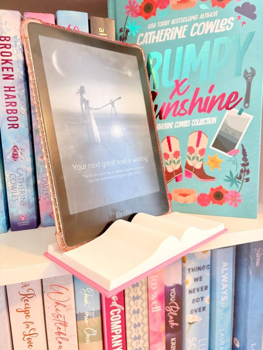 Open Book 3D Kindle Holder