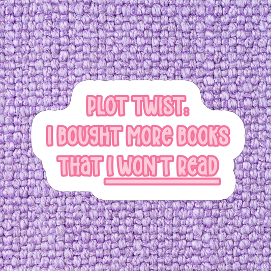 Plot Twist Sticker