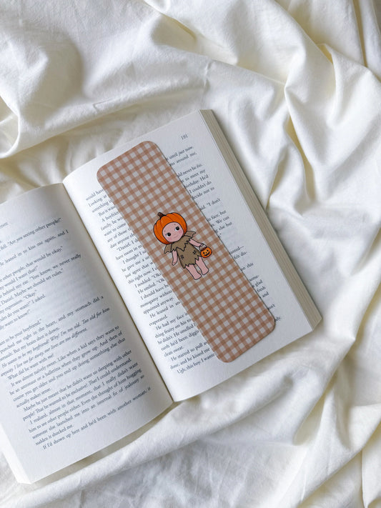 Pumpkin Angel Bookmark