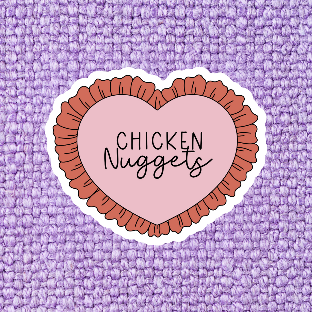 Love Chicken Nuggets Sticker