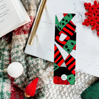 Spooky Christmas King Bookmark